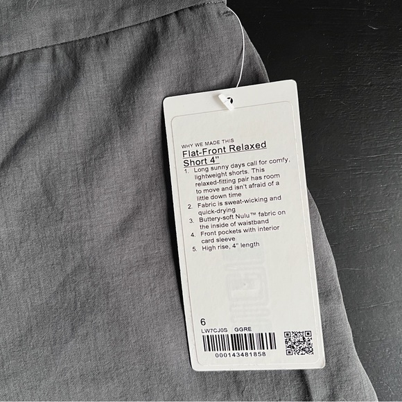 Lululemon Flat Front Short - Picture 2 of 4